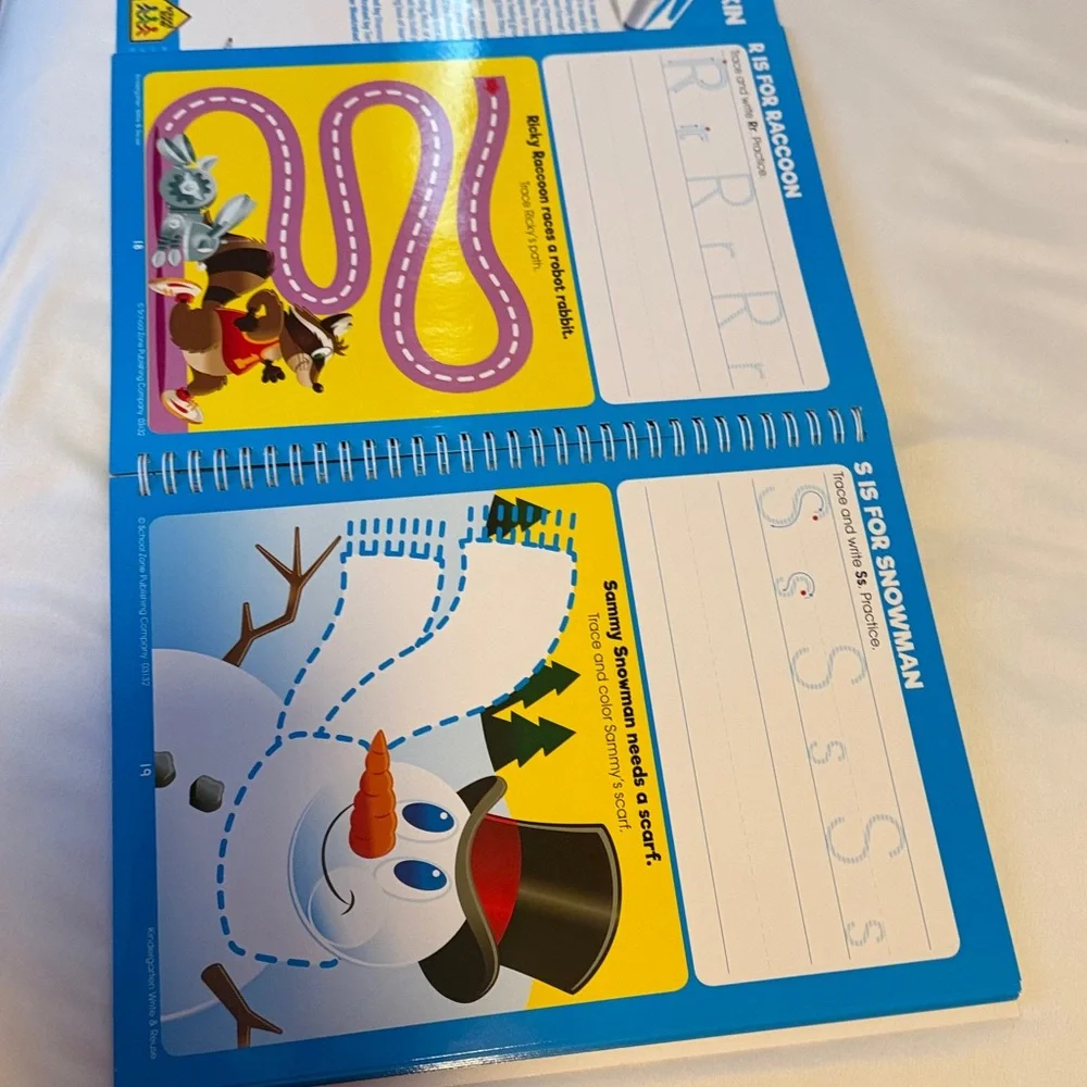 Kindergarten Write & Reuse Activity Book NWOT